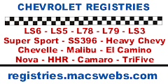 Chevrolet Registries